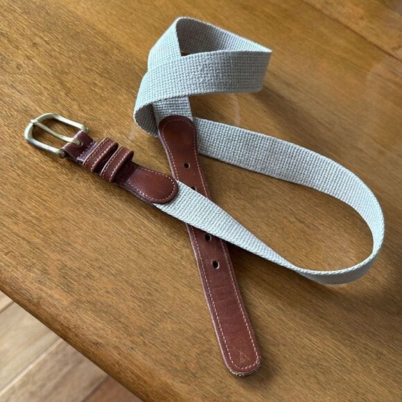 Coach leather/canvas belt - Picture 1 of 6